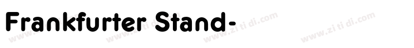 Frankfurter Stand字体转换